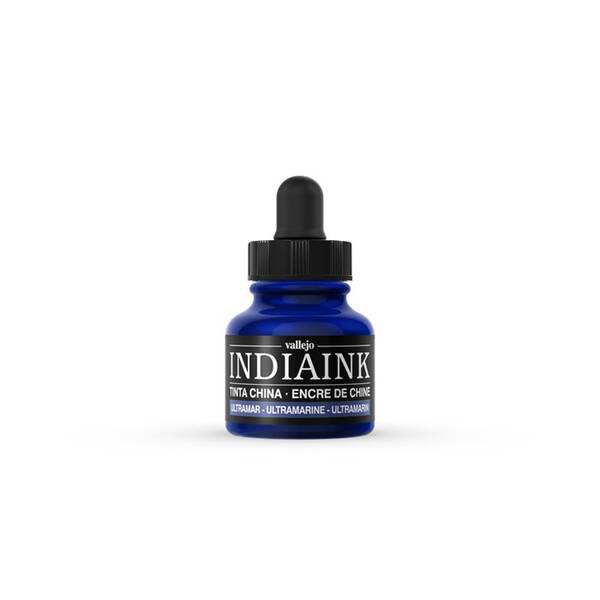 Vallejo Indian Ink Çini Mürekkebi 30ml 319 Ultramarine - 1