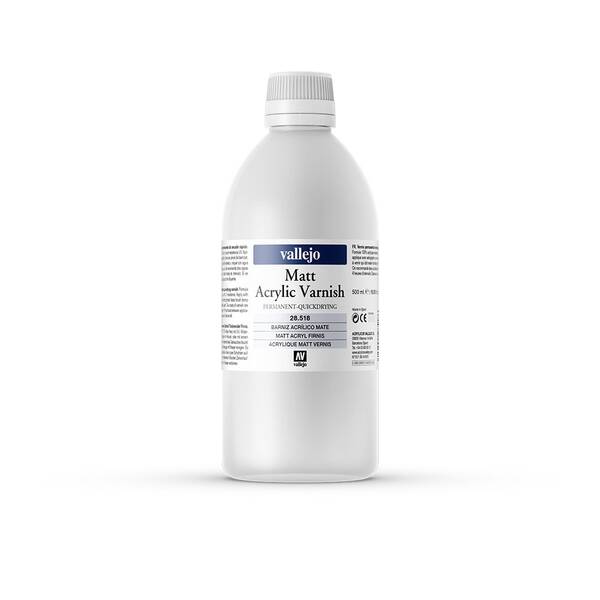 Vallejo Kalıcı Mat Vernik 500Ml 28.518 - 1