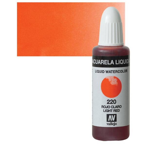 Vallejo Likit Suluboya 32Ml 220 Light Red - 1
