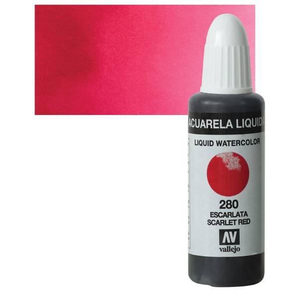 Vallejo Likit Suluboya 32Ml 280 Scarlet Red - 1