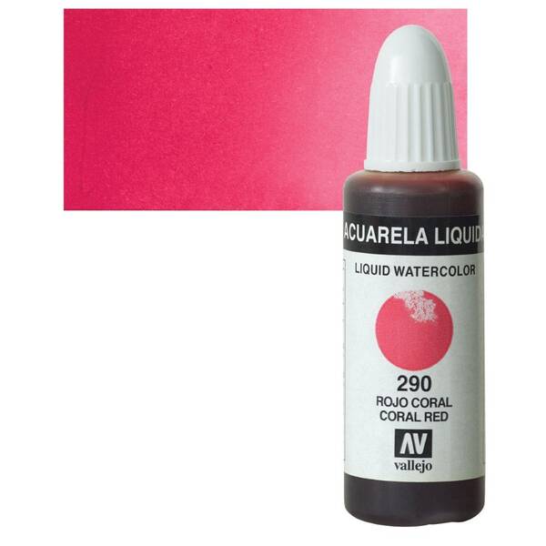 Vallejo Likit Suluboya 32Ml 290 Coral Red