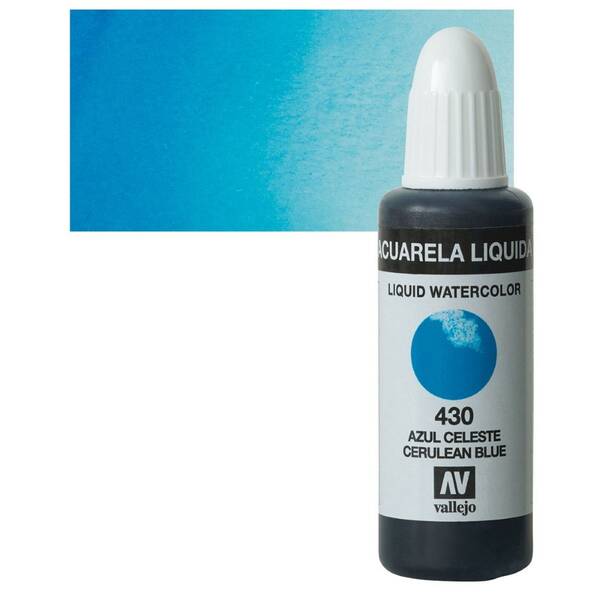 Vallejo Likit Suluboya 32Ml 430 Cerulean Blue - 1