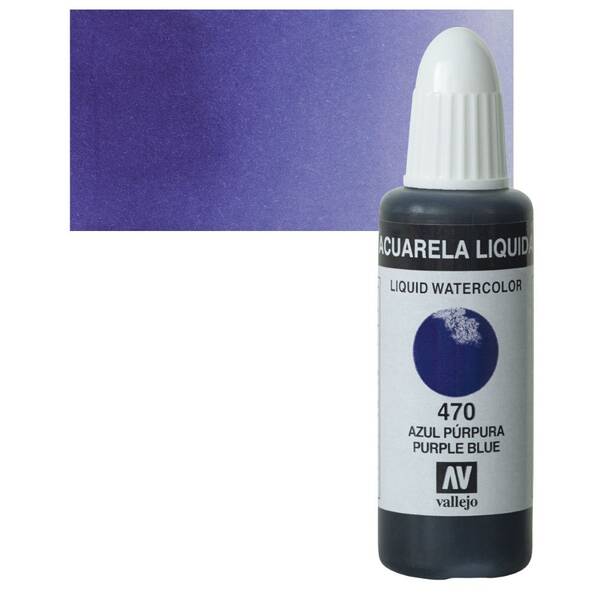 Vallejo Likit Suluboya 32Ml 470 Purple Blue - 1