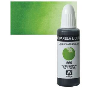 Vallejo Likit Suluboya 32Ml 560 Gold Green - Vallejo