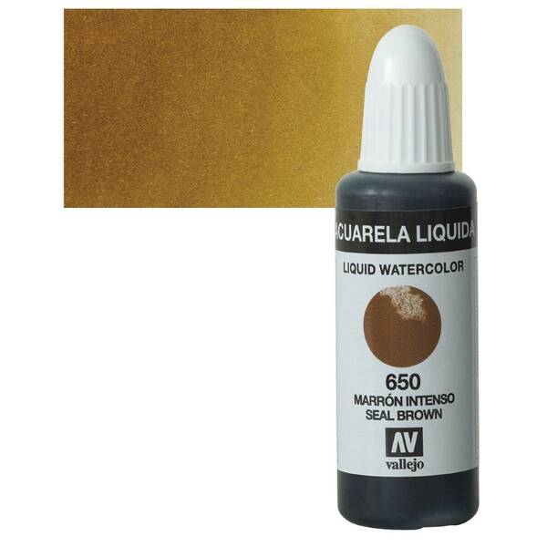 Vallejo Likit Suluboya 32Ml 650 Seal Brown - 1