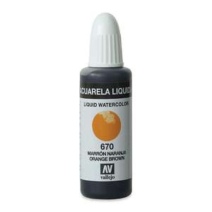 Vallejo Likit Suluboya 32Ml 670 Orange Brown - 3