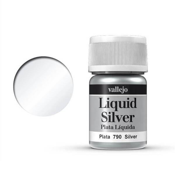 Vallejo Liquid Gold Alcohol Based 35Ml S1 70.790 Silver
