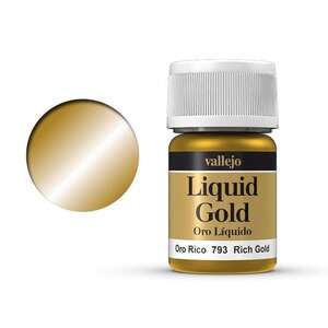 Vallejo - Vallejo Liquid Gold Alcohol Based 35Ml S1 70.793 Rich Gold