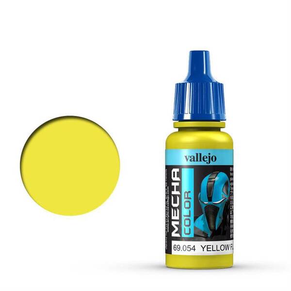 Vallejo Mecha Color 17Ml 69.054 Fluorescent Yellow - 1