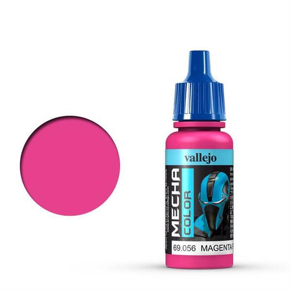 Vallejo Mecha Color 17Ml 69.056 Fluorescent Magenta - 1