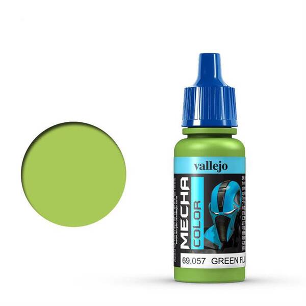 Vallejo Mecha Color 17Ml 69.057 Fluorescent Green - 1