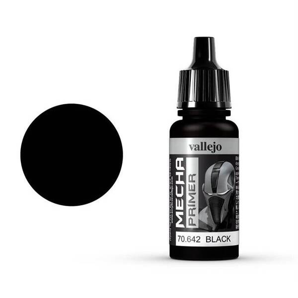 Vallejo Mecha Color 17Ml 70.642 Black Primer - 1