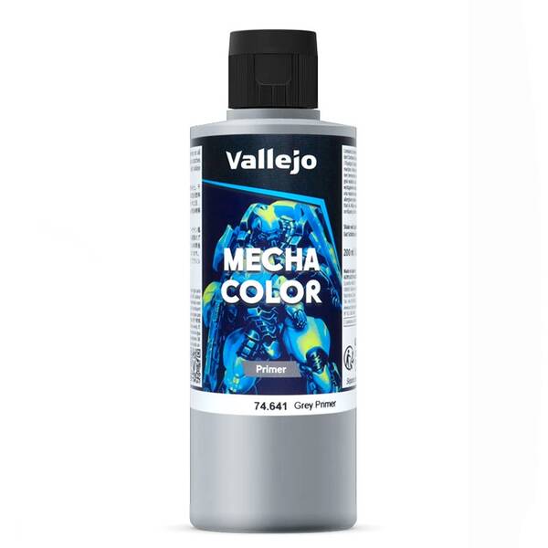 Vallejo Mecha Color 200ML 74.641 Grey Primer - 1