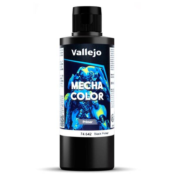 Vallejo Mecha Color 200ML 74.642 Black Primer - 1