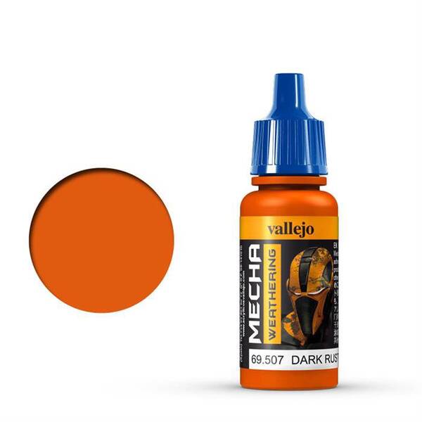 Vallejo Mecha Weathering 17Ml 69.507 Dark Rust Wash - 1