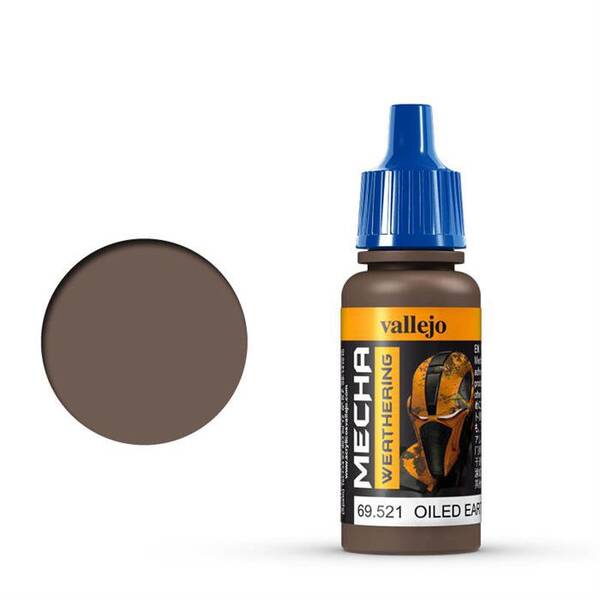 Vallejo Mecha Weathering 17Ml 69.521 Oiled Earth Wash - 1