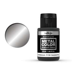 Vallejo - Vallejo Metal Color 32Ml 77.720 Gunmetal Grey