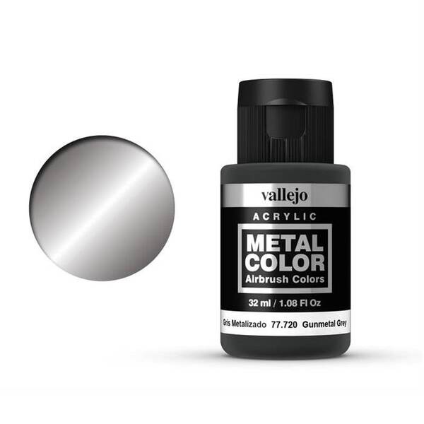 Vallejo Metal Color 32Ml 77.720 Gunmetal Grey