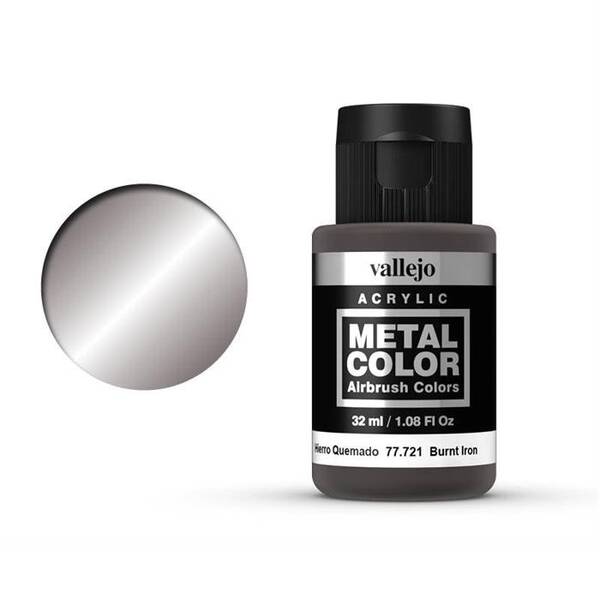 Vallejo Metal Color 32Ml 77.721 Burnt Iron - 1