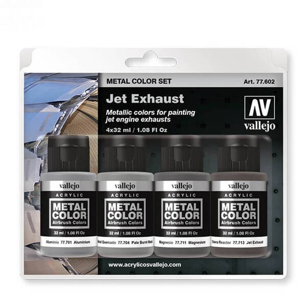 Vallejo Metal Color Jet Exhaust Set 32MLX4 77.602