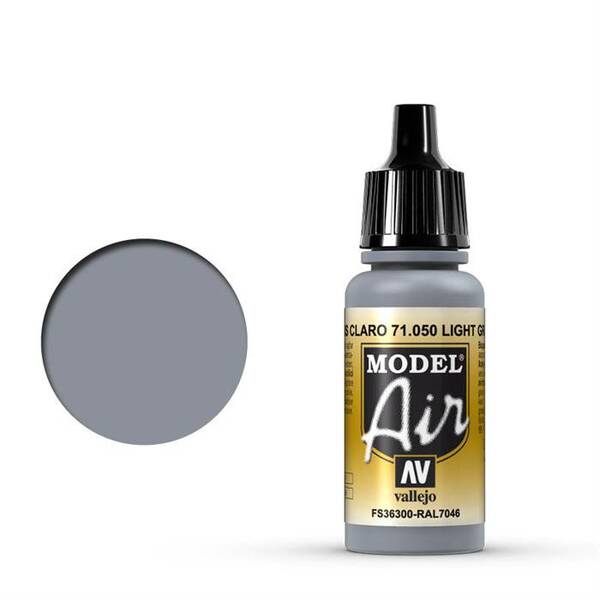 Vallejo Model Air 17Ml 71.050 Light Gray - 1