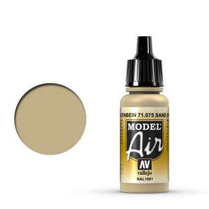 Vallejo - Vallejo Model Air 17Ml 71.075 Sand (Ivory)