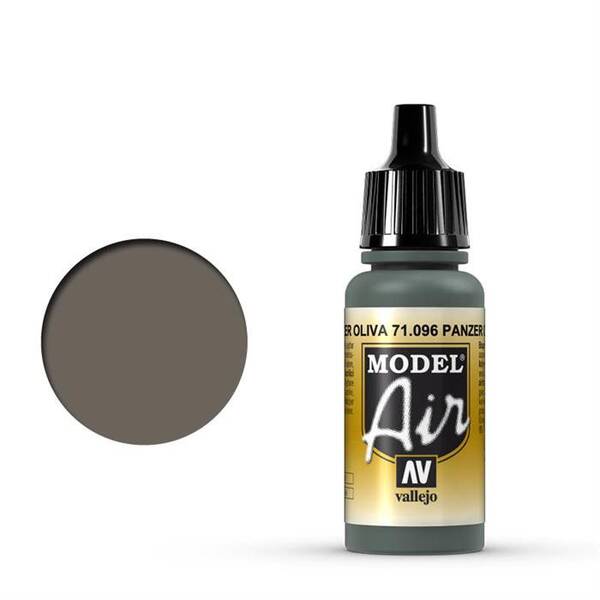 Vallejo Model Air 17Ml 71.096 Olive Grey - 1