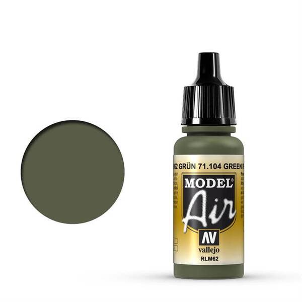 Vallejo Model Air 17Ml 71.104 Green RLM62 - 1