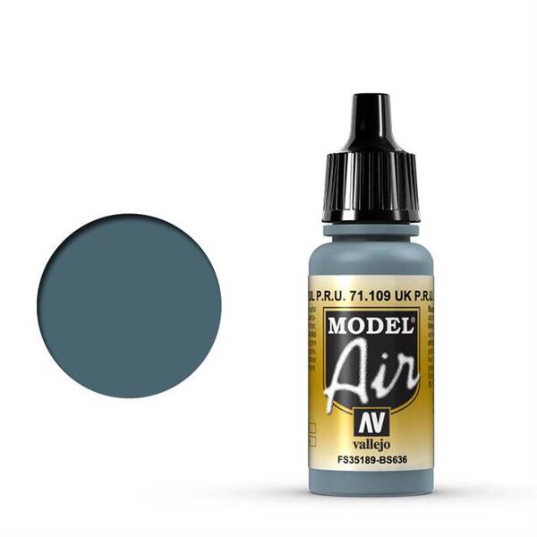 Vallejo Model Air 17Ml 71.109 Faded P.R.U.Blue - 1