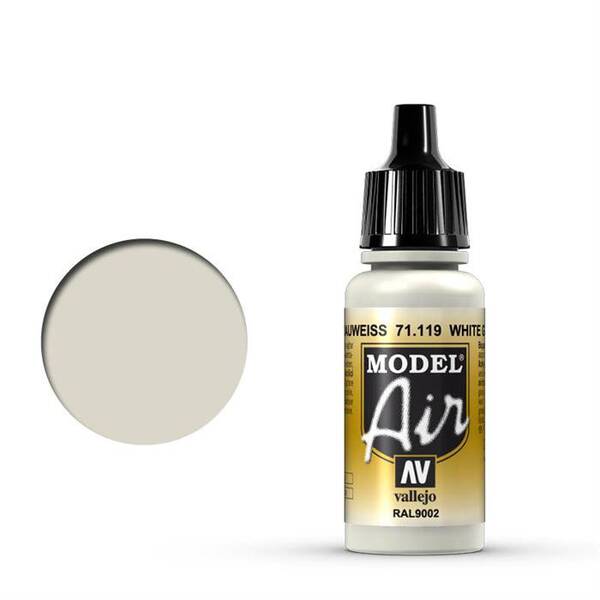 Vallejo Model Air 17Ml 71.119 White Grey - 1