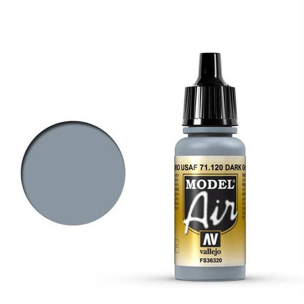 Vallejo Model Air 17Ml 71.120 Dark Ghost Gray - 1