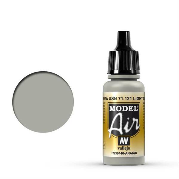Vallejo Model Air 17Ml 71.121 Light Cull Gray - 1