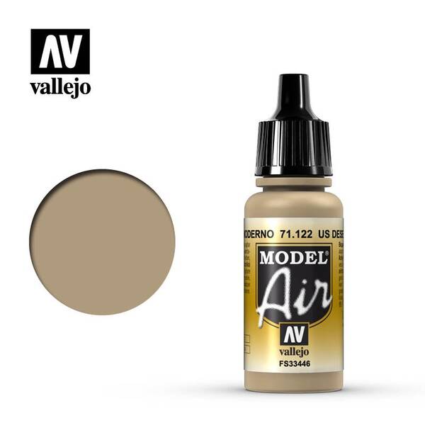 Vallejo Model Air 17Ml 71.122 US Desert Armour 686 - 1