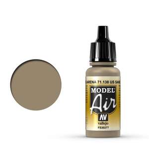 Vallejo - Vallejo Model Air 17Ml 71.138 US Sand