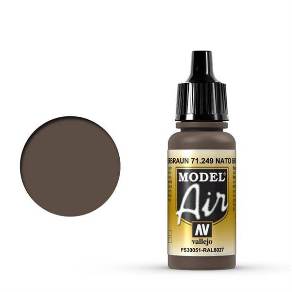 Vallejo Model Air 17Ml 71.249 Nato Brown - 1