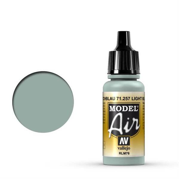 Vallejo Model Air 17Ml 71.257 Light Blue RLM76 - 1