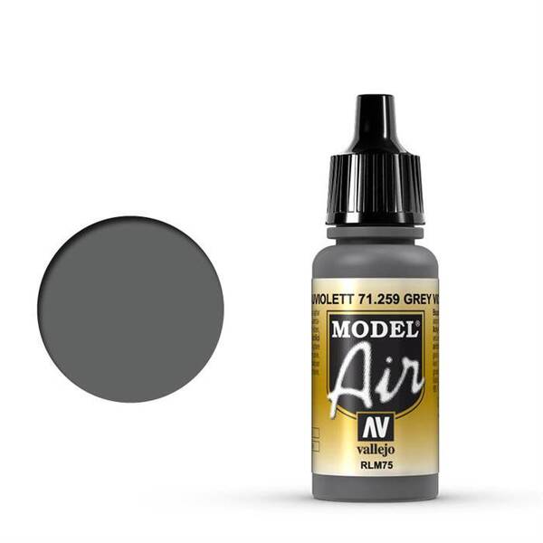 Vallejo Model Air 17Ml 71.259 Grey Violet RLM75 - 1