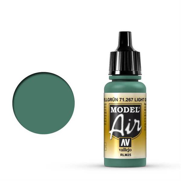 Vallejo Model Air 17Ml 71.267 Light Green RLM25 - 1