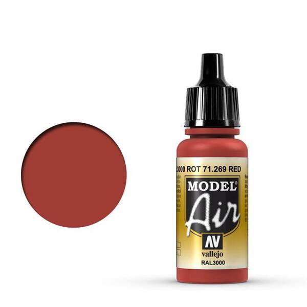 Vallejo Model Air 17Ml 71.269 Red - 1