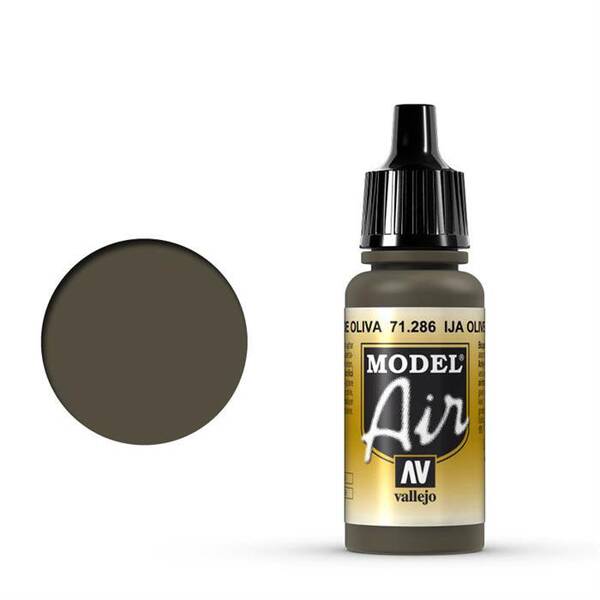 Vallejo Model Air 17Ml 71.286 IJA Olive Green - 1