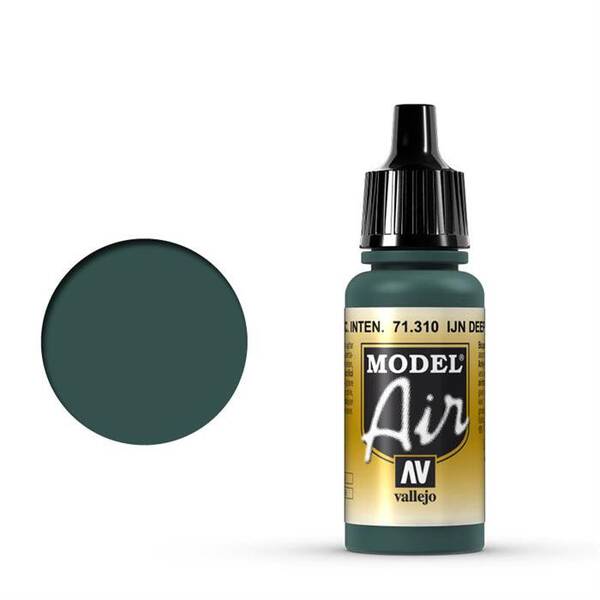 Vallejo Model Air 17Ml 71.310 IJN Deep Dark Green - 1