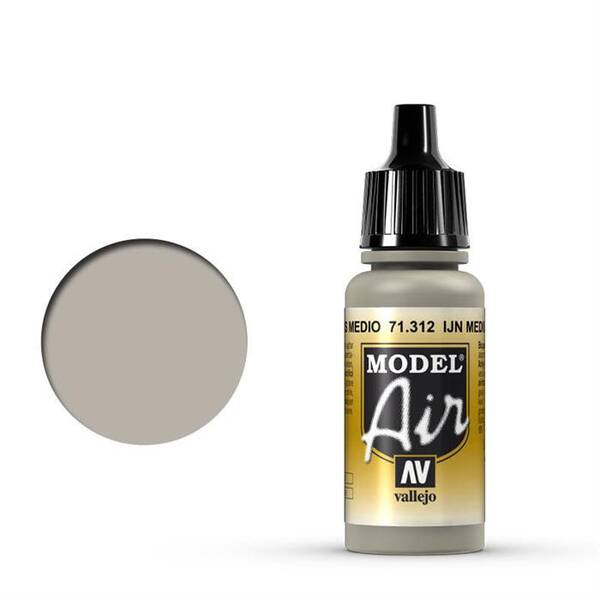 Vallejo Model Air 17Ml 71.312 IJN Medium Grey - 1