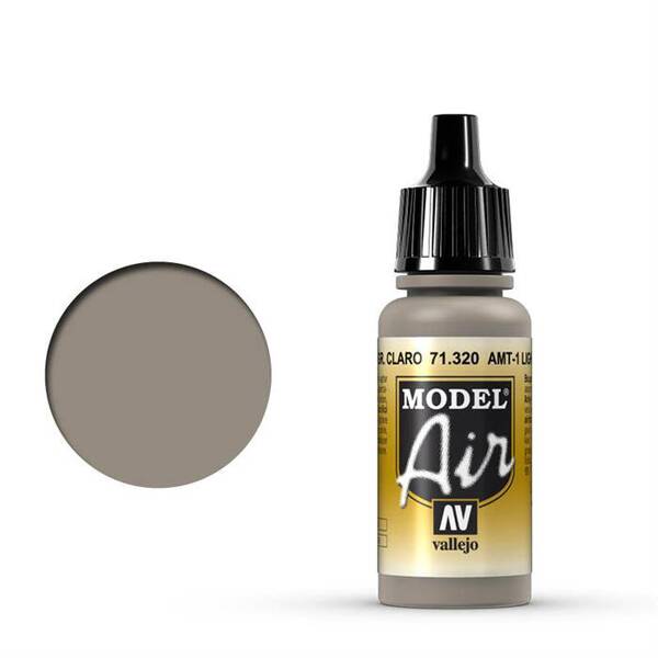 Vallejo Model Air 17Ml 71.320 AMT-1 Light Grey Brown - 1