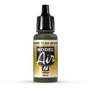 Vallejo Model Air 17Ml 71.324 BS Dark Green - 2