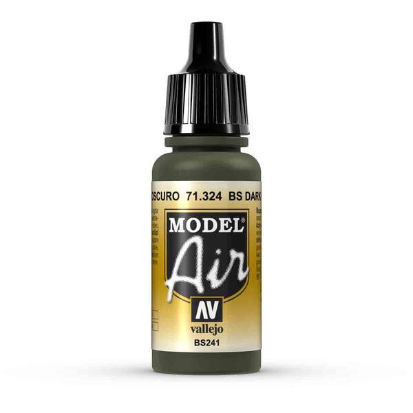 Vallejo Model Air 17Ml 71.324 BS Dark Green - 2