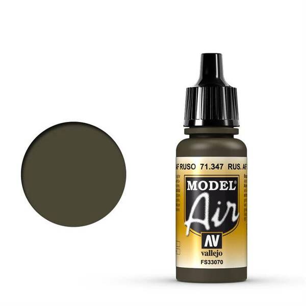 Vallejo Model Air 17Ml 71.347 Russian Af Dark Green - 1