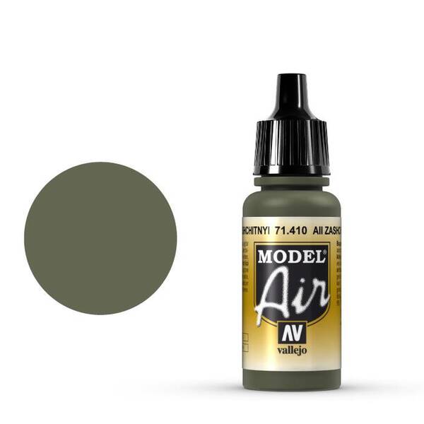 Vallejo Model Air 17Ml 71.410 Zashchitnyi Camouflage Green - 1