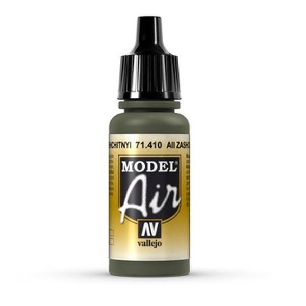 Vallejo Model Air 17Ml 71.410 Zashchitnyi Camouflage Green - 2