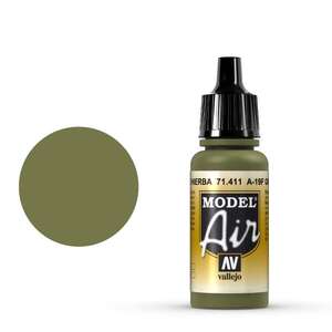 Vallejo - Vallejo Model Air 17Ml 71.411 Grass Green