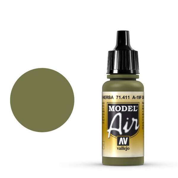 Vallejo Model Air 17Ml 71.411 Grass Green - 1